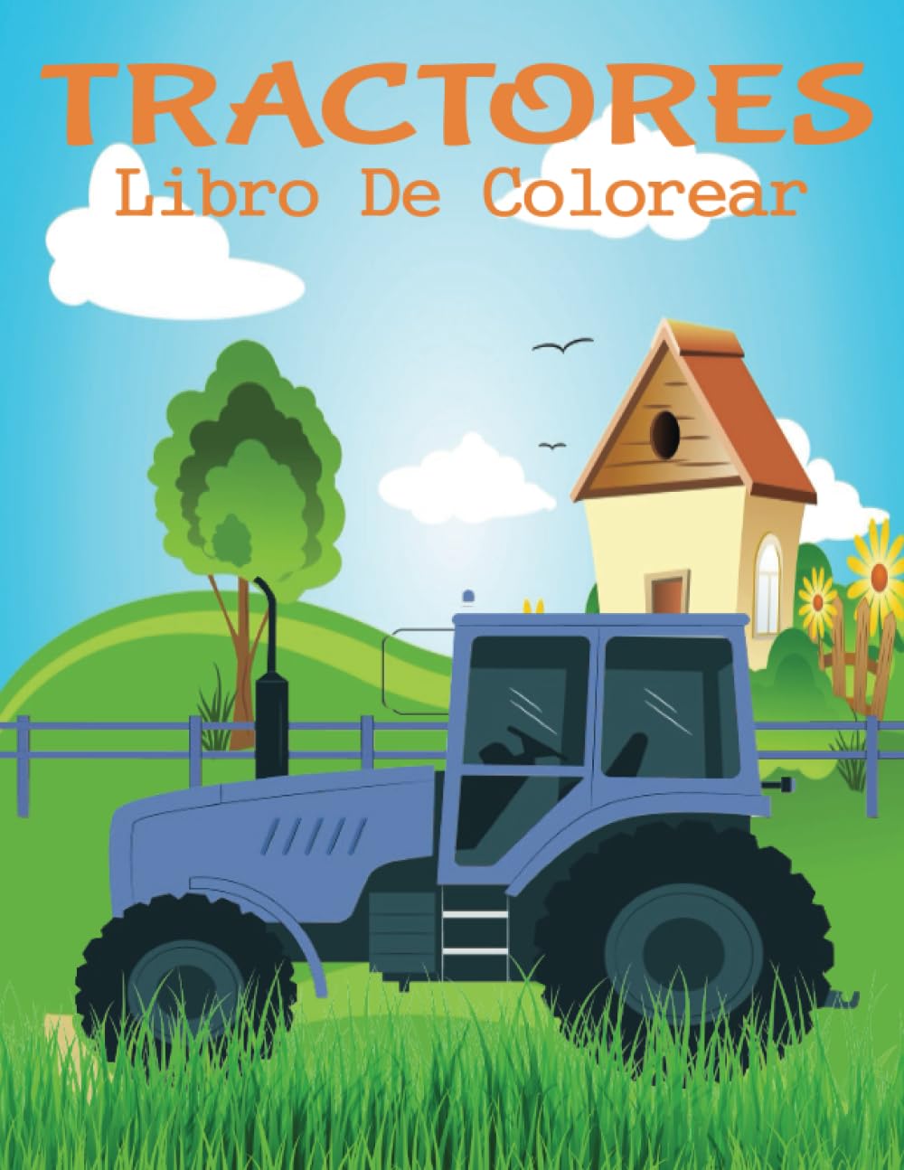 Libro: Tractores – Libro para colorear por Fella Publiching