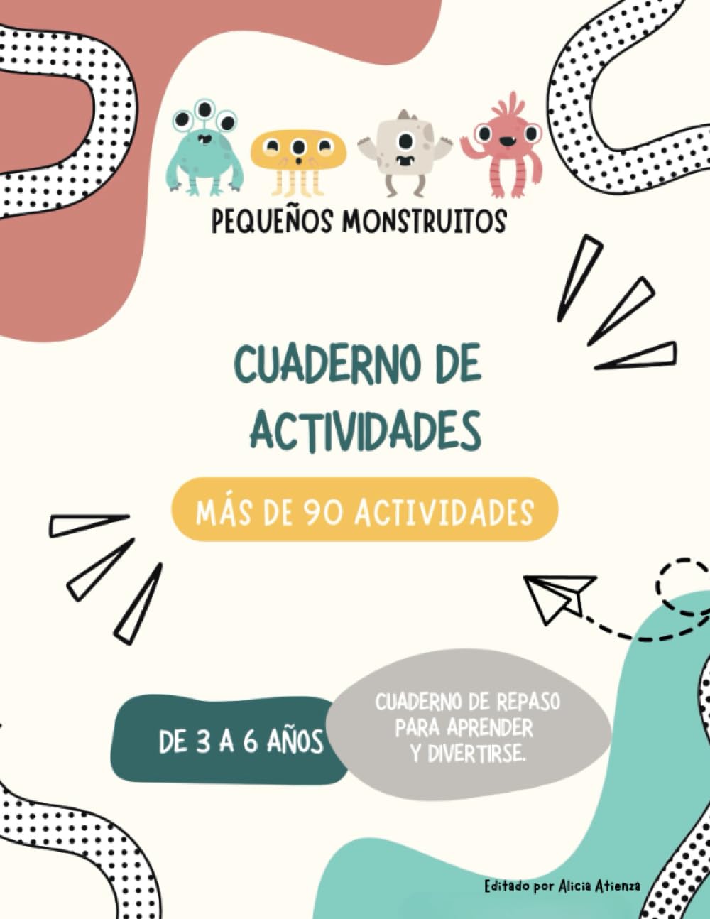 Libro: Pequeños Monstruidos - Cuaderno de actividades para educación infantil por sra Alicia Atienza