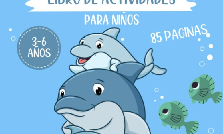 Libro: Delfines - Libro de actividades para niños 3 a 6 años por Iheb Traktoren