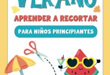 Libro: Verano – Aprende a usar las tijeras para niños principiantes desde los 3 años por Editorial Imaginarte