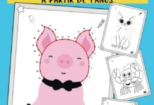 Libro: Une los puntos Animales - Libro para colorear para niños a partir de 4 años por Lina Mikhal