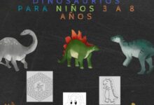 Libro: Actividades con dinosaurios para niños 3 a 8 años por Mr. Cat
