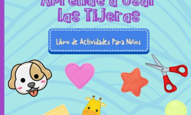 Libro: Aprende a usar las tijeras con animales y abecedario por Sandy L. White