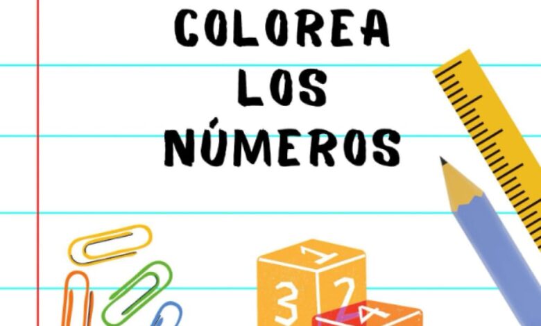Libro: Colorea los números por Pablo Colormagic