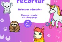 Libro: Aprende a recortar animales adorables para niños de 3 a 7 años por Rainbow Sloth Crafts