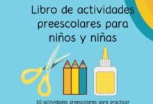 Libro: Corta y pega – Libro de actividades preescolares para niños y niñas por Curious Thinkers