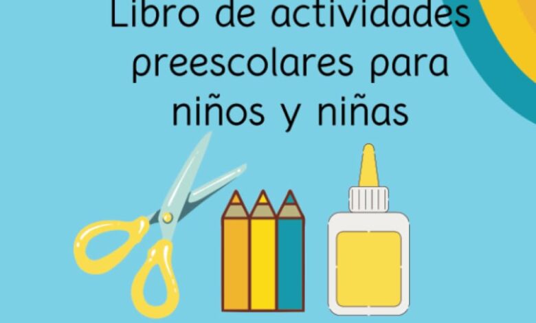 Libro: Corta y pega – Libro de actividades preescolares para niños y niñas por Curious Thinkers