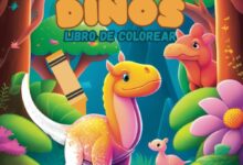 Libro: Dinos – Libro de colorear por Mikael Rodríguez López