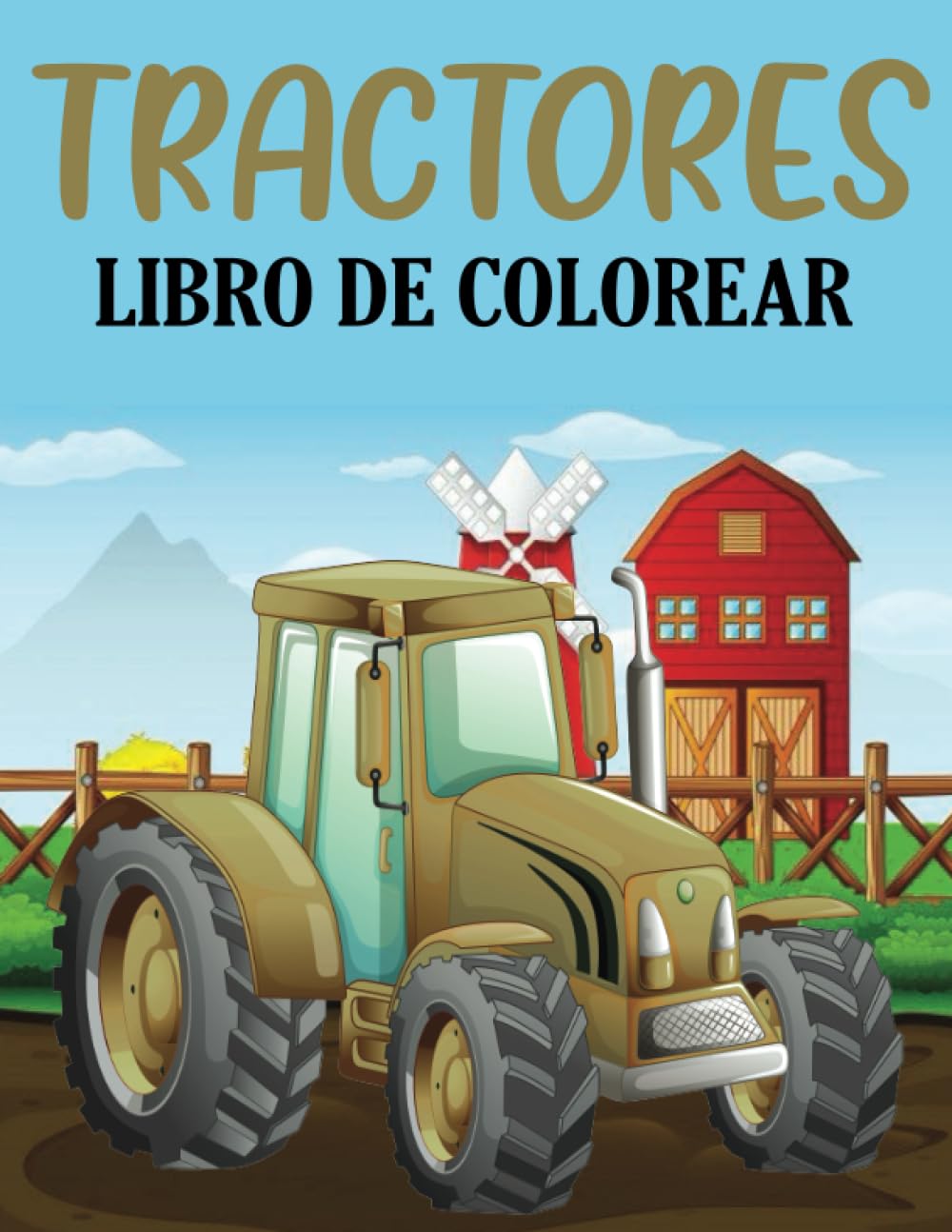 Libro: Tractores – Libro de colorear por Fella Publiching