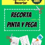 Libro: Recorta, pinta y pega – Libro para aprender a recortar para niños de 3 a 5 años por Zuri Kitty