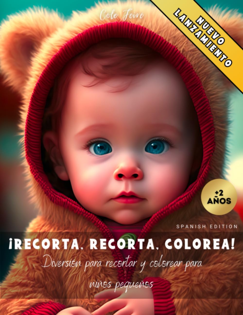 Libro: ¡Recorta, recorta, colorea! - Diversión para recortar y colorear para niños pequeños por Cole Feiré