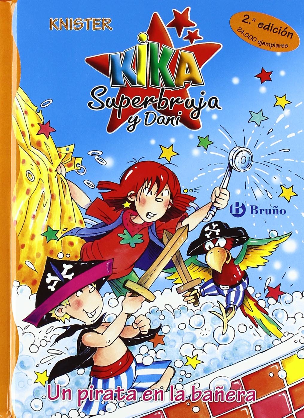 Libro: Kika superbruja y Dani: Un pirata en la bañera por Knister