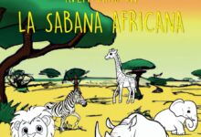 Libro: Libro de colorear y recortar – Aventuras en la sabana africana por Diber San