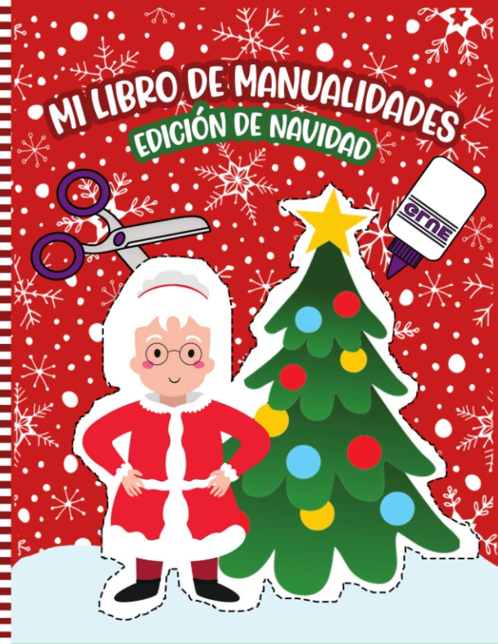 Libro: Mi libro de manualidades edición navidad por Ninarts Press