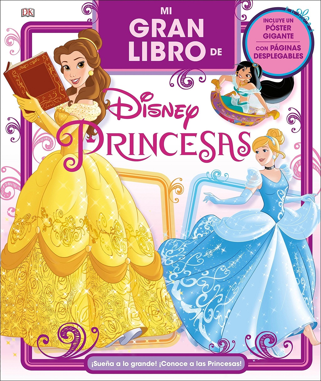 Libro: Mi gran libro de Disney Princesas: Incluye un póster gigante con páginas desplegables por Eleanor Rose