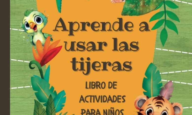 Libro: Aprende a usar las tijeras libro de actividades para niños edición selva por Bubble Read