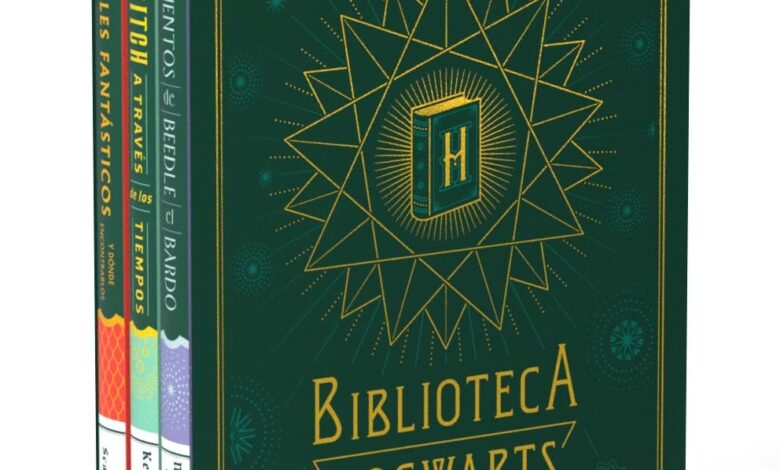 Libro: Biblioteca Hogwarts (Edición Estuche): Animales Fantásticos y Dónde Encontrarlos | Quidditch a Través de los Tiempos | Los Cuentos de Beedle el Bardo por J. K. Rowling