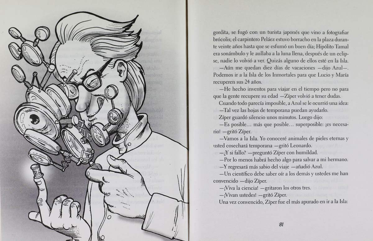 Libro: El Té de Tornillo del Profesor Ziper por Juan Villoro y Rafael Barajas "El Fisgón"