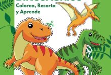 Libro: Dinosaurios – Colorea, recorta y aprende para niños de 3 a 7 años por Paper Adventure