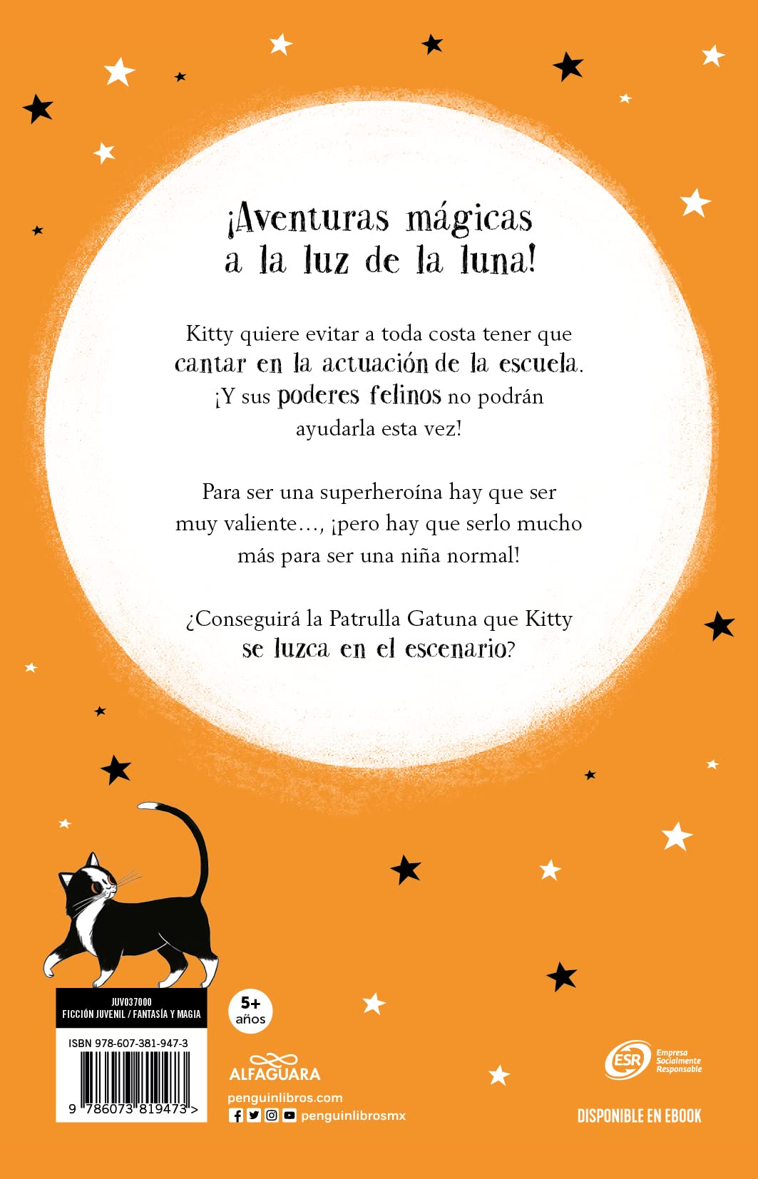 Libro: Kitty y la Canción de las Estrellas. Niña de Dia, Gata de Noche. ¡Lista para la Aventura! Por Paula Harrison y Jenny Lovlie