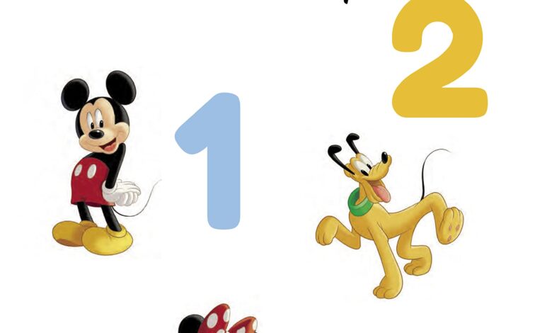 Libro: Mis Primeros Números con Disney por Warner Bros