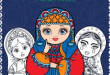 Libro: Colorea Muñecas Rusas para niños por Marta Editorial Libros