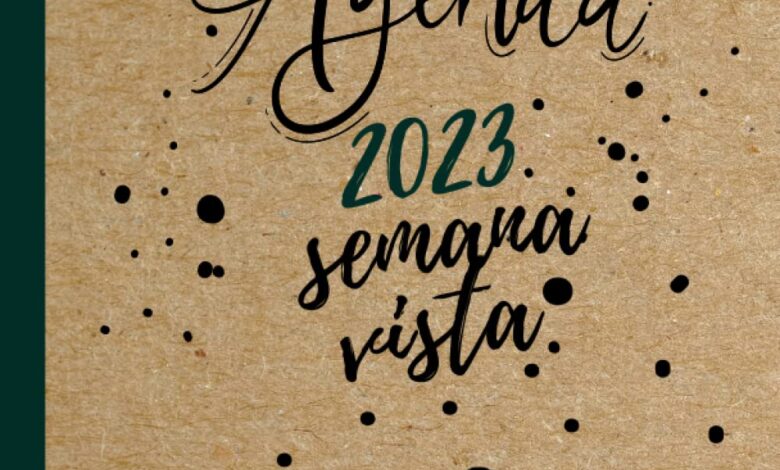 Libreta: Agenda anual semana vista 2023. Planificador Diario, Semanal y Mensual, Organizador de 12 meses, por Amgrimat Editions