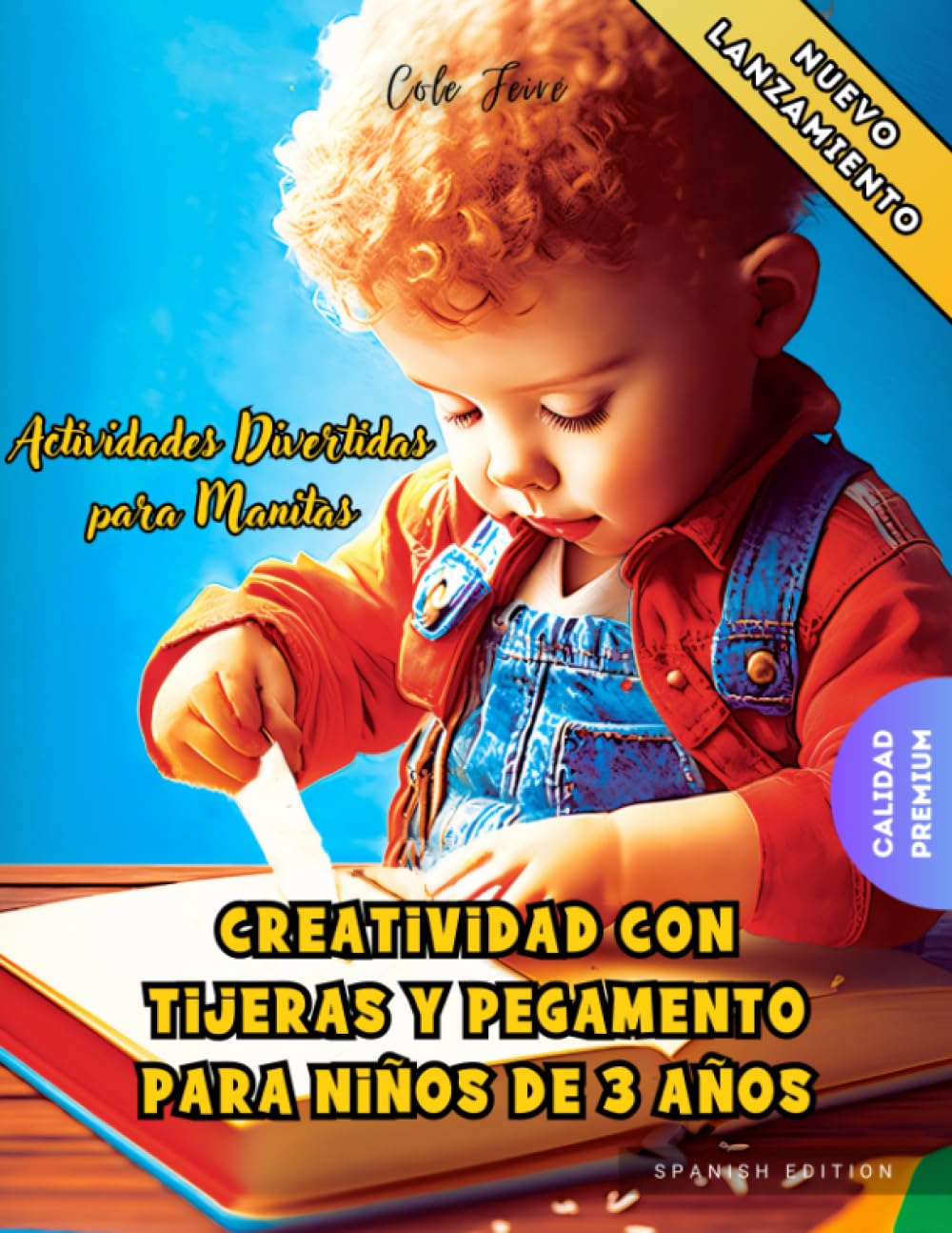 Libro: Creatividad con tijeras y pegamento para niños de 3 años por Cole Feiré