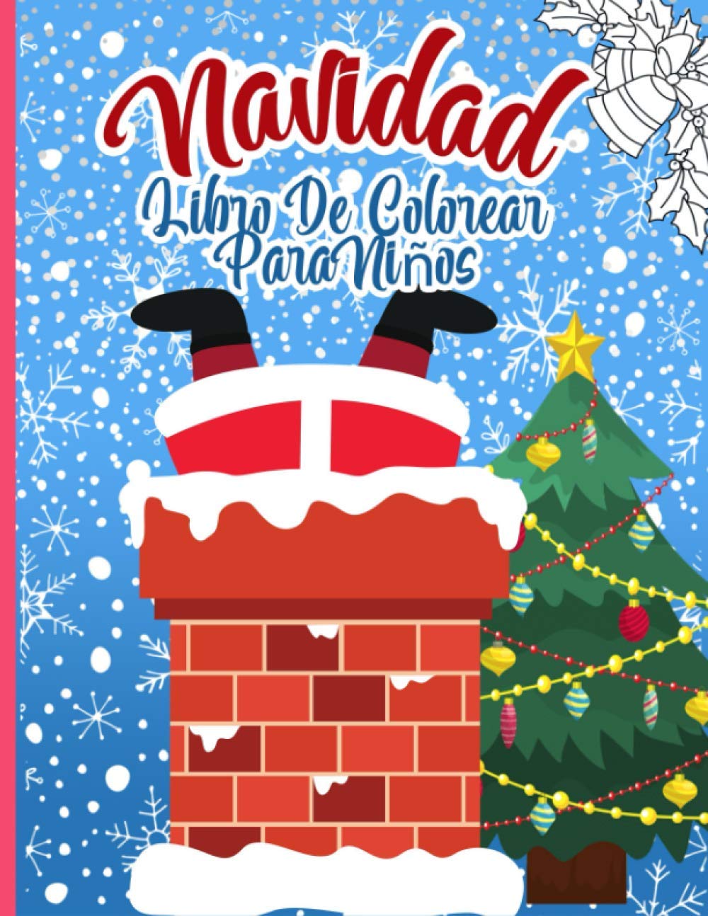 Libro: Navidad - libro de colorear para niños con páginas divertidas llenas de personajes navideños por NadFuSp Press