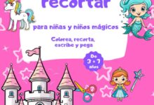 Libro: Aprende a recortar para niñas y niños mágicos por Rainbow Sloth Craft