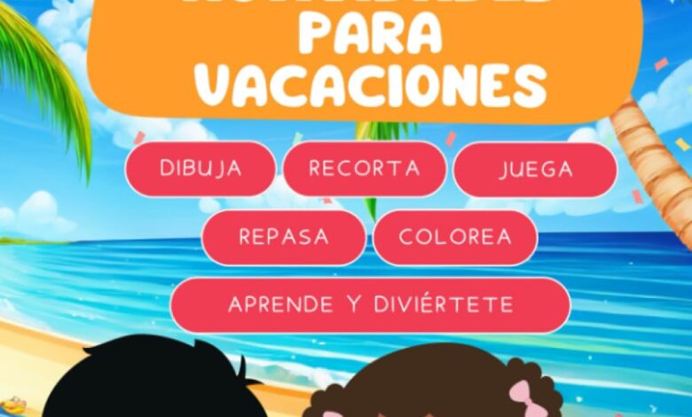 Libro: Actividades para vacaciones para niños de 4 a 7 años por Magic Island