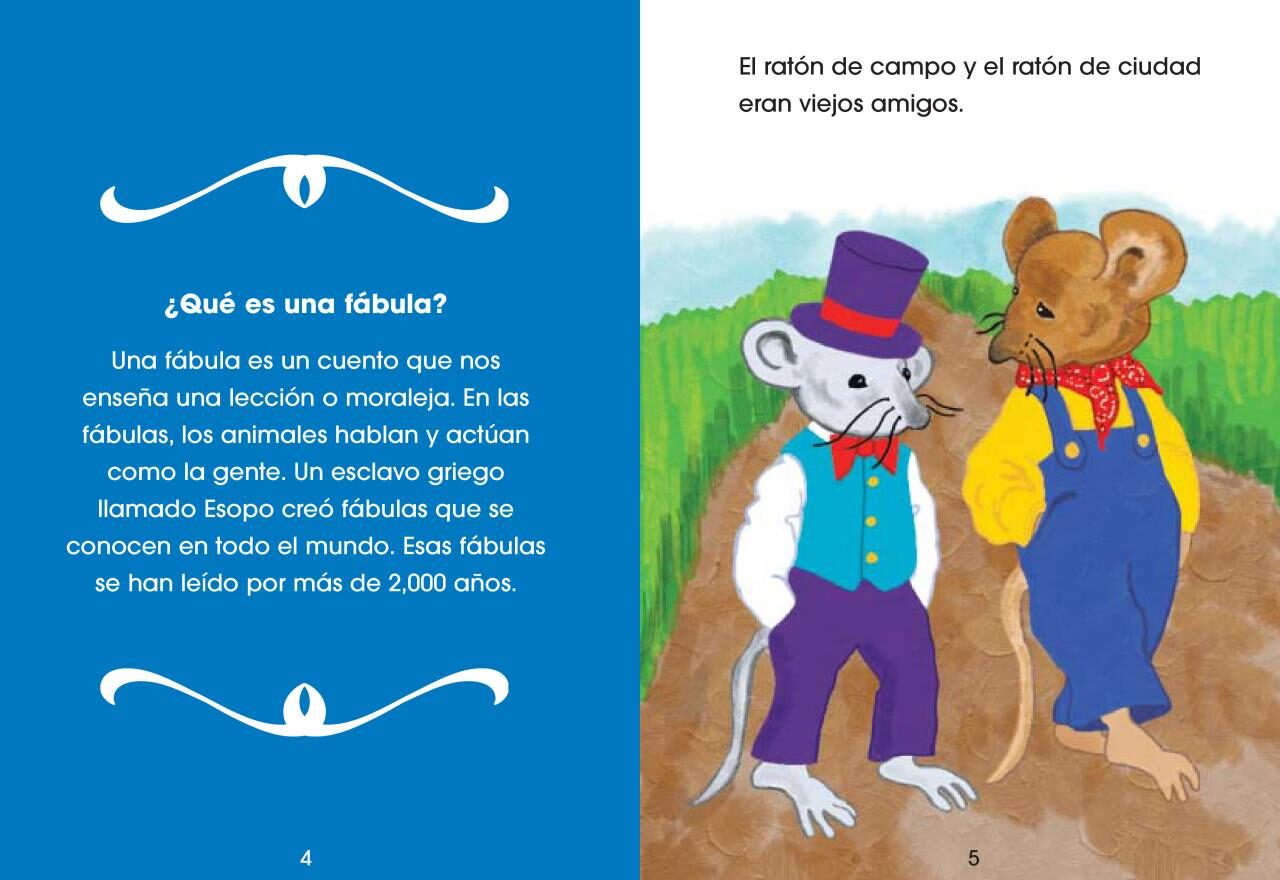 Libro: El Ratón De Campo Y El Ratón De Ciudad: Versión De La Fábula De Esopo por Eric Blair