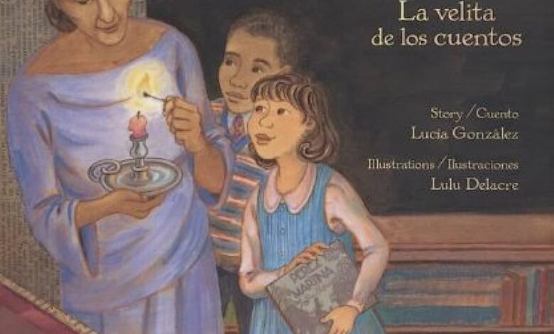 Libro: The Storyteller's Candle / La velita de los cuentos por Lucía González