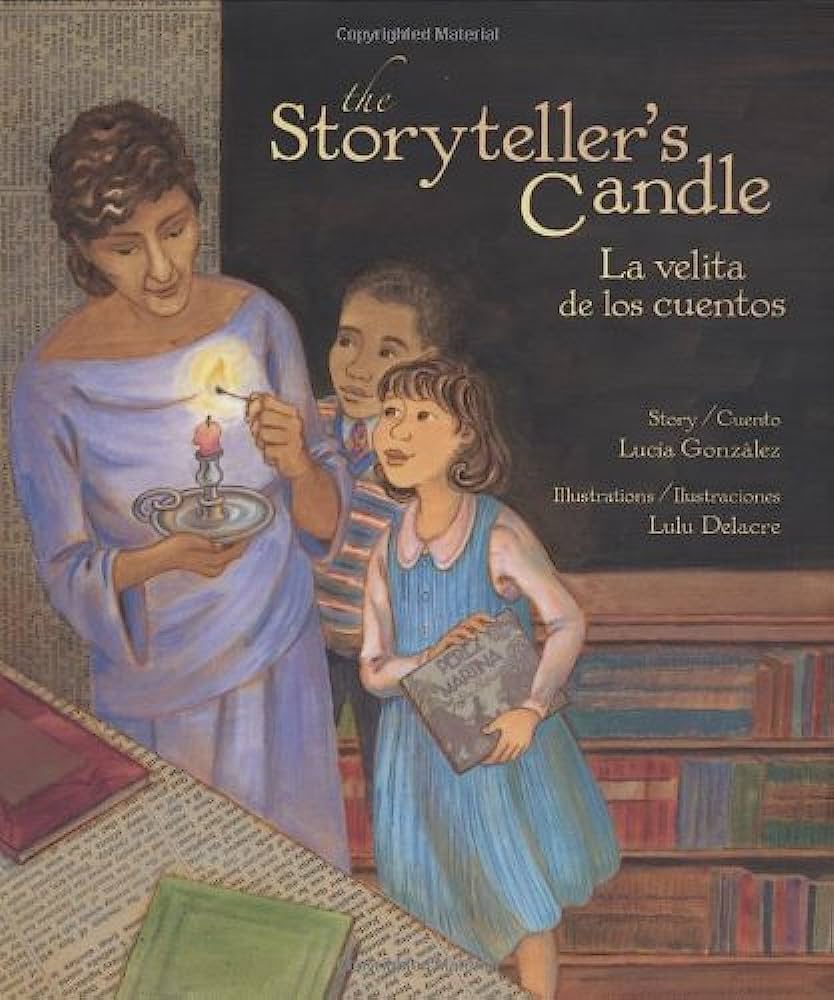 Libro: The Storyteller's Candle / La velita de los cuentos por Lucía González