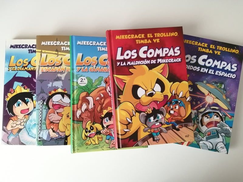 Libro: Los Compas y la Cámara del Tiempo - Libro 3 de 10: Los Compas por Timba VK, Mikecrack y El Trollino