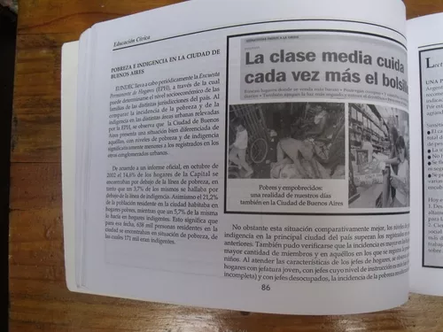 Libro: Educación Cívica 1 Para primer año de las escuelas de la educación media de la Ciudad Autónoma de Buenos Aires por Héctor Recalde