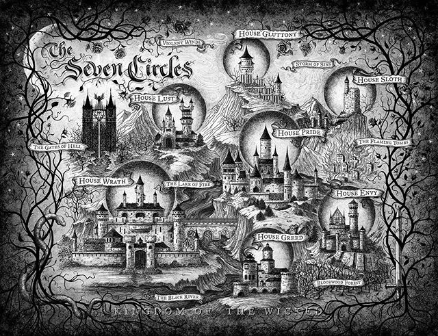 Libro: El Reino de los Malditos - Los Siete Círculos del Infierno por Kerri Maniscalco