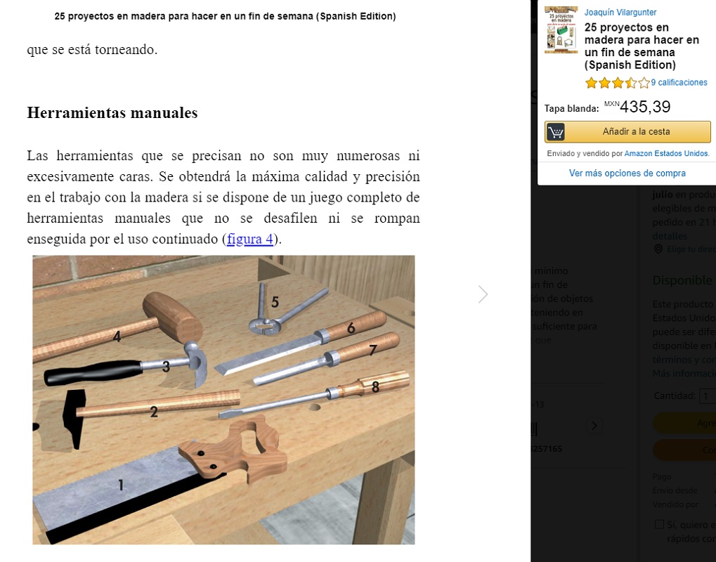 Libro 25 proyectos en madera para hacer en un fin de semana por Joaquín Vilargunter