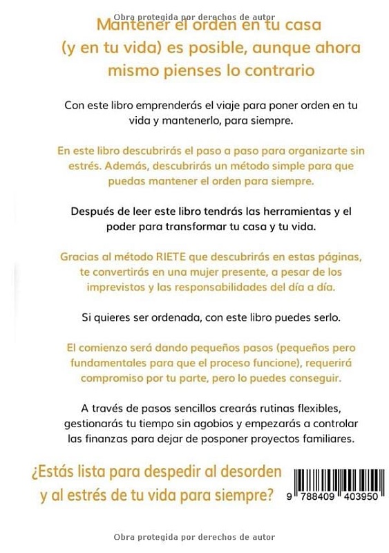 Libro Adiós al Desorden - Un manual para recuperar la calma y poner en orden tu casa (y en tu vida) (Spanish Edition) por Laura Gávena Lobato