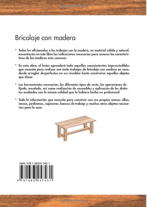 Libro Bricolaje con madera (Spanish Edition) por Francisco Poggi