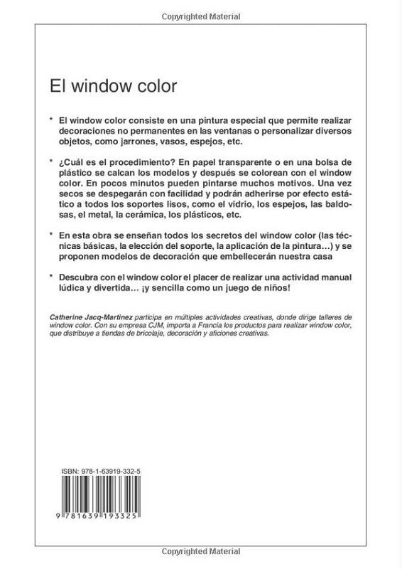 Libro El window color - Cómo pintar objetos de cristal por Catherine Jacq-Martinez