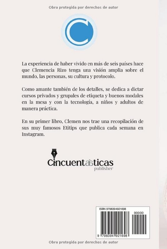 Libro Etipips, El libro de los modales cotidianos (Spanish Edition) por Clemencia Rizo