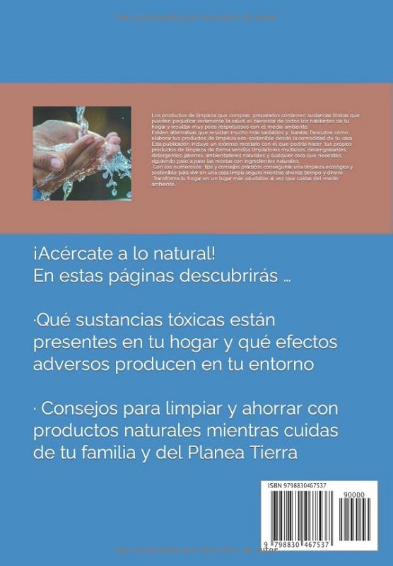 Libro Limpieza Eco-Sostenible - Acércate a lo natural. Con recetario para crear tus productos de limpieza (Spanish Edition) por Elvira Lereu Martín