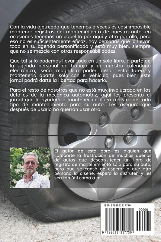 Libro Mantenimiento del Auto por Jorge L Ortiz Rivera