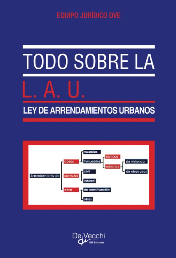 Libro Todo sobre la L.A.U. (Ley de Arrendamientos Urbanos) (Spanish Edition) por Equipo Jurídico DVE