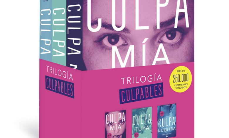 Libros: Trilogía Culpables pack con: Culpa mía | Culpa tuya | Culpa nuestra, por Mercedes Ron