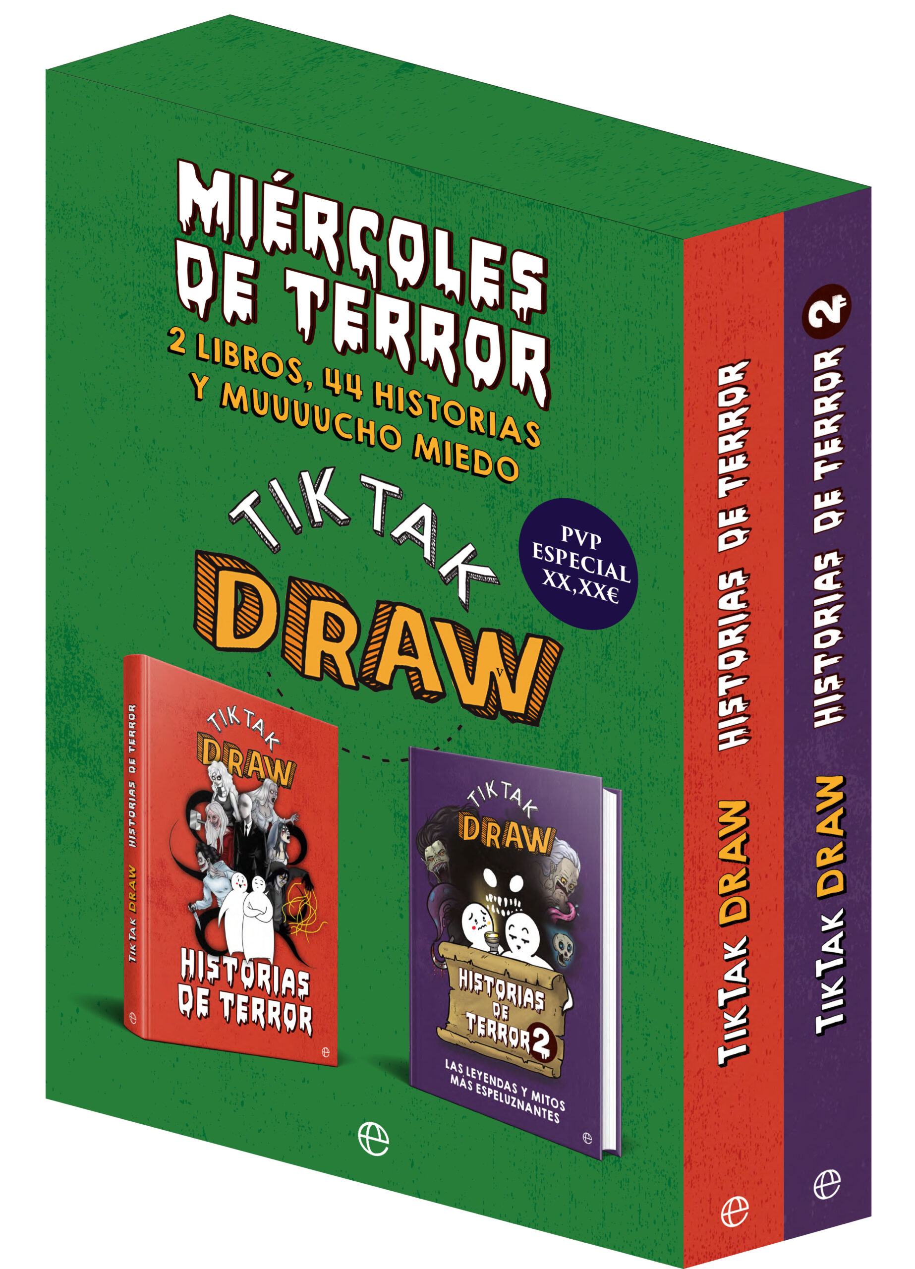 Libro: Historias de Terror por Tiktak Draw