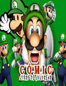 comic libro colorear luigi