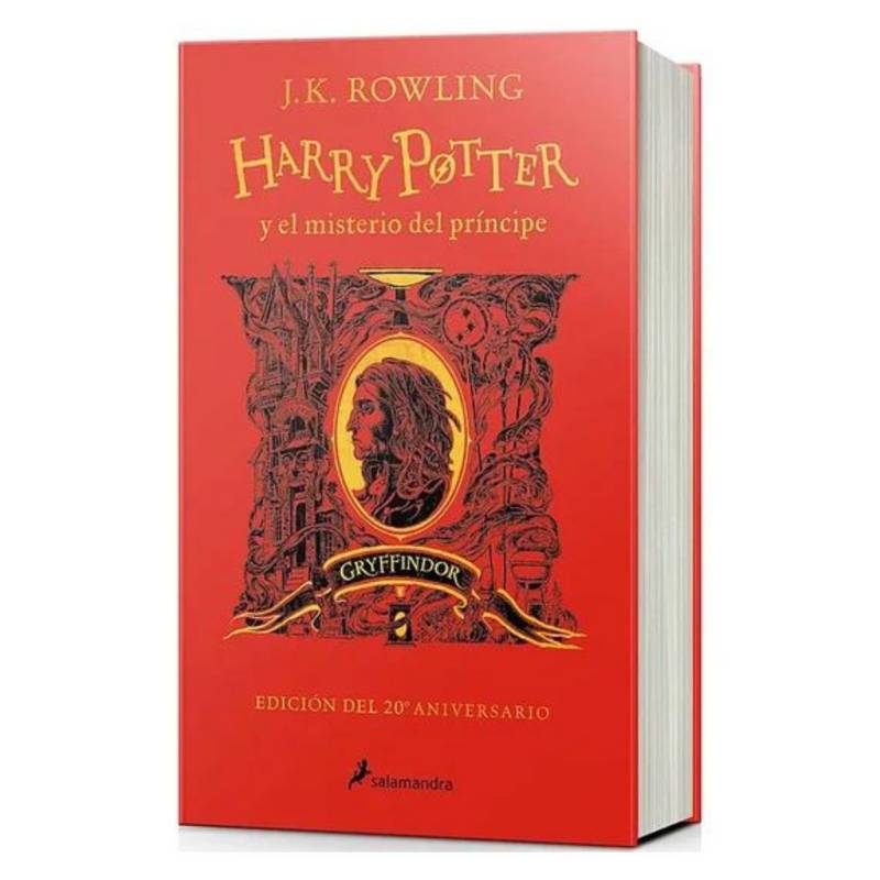 Libro: Harry Potter y el Misterio del Príncipe (Edición Gryffindor del 20º aniversario) por J.K. Rowling