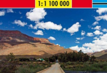 Botswana Road Map 1:1.1M FB (English, Spanish, French, Italian and German Edition)